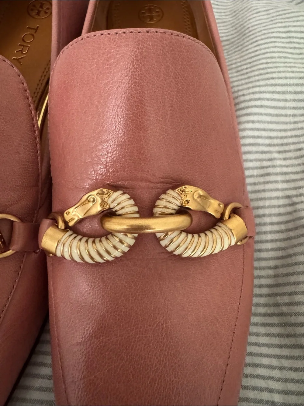 Tory Burch Mauve Pink Jessa Loafer
